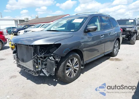 2018 Nissan Pathfinder S из США, поврежденный, VIN 5N1DR2MN5JC657803